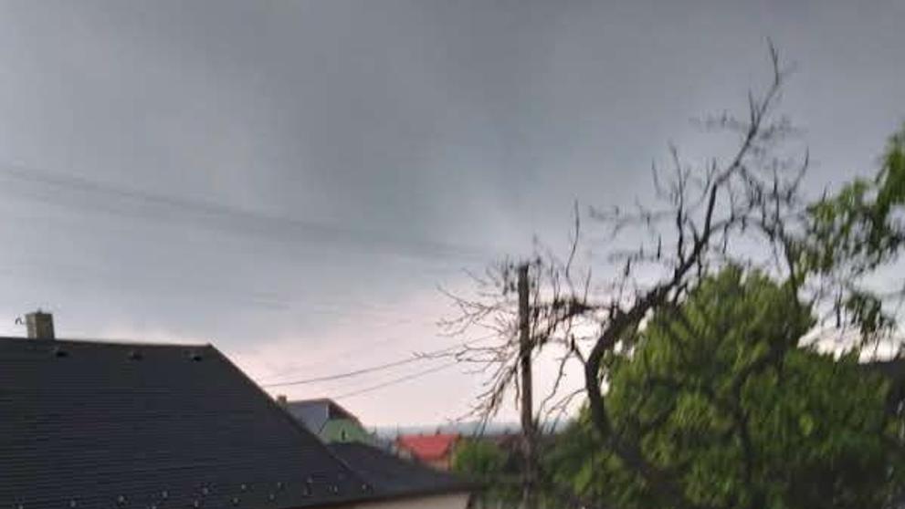 Přívalový déšť na Opavsku