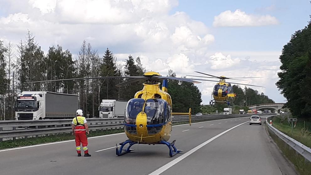 Vážná nehoda na dálnici D1 (2)