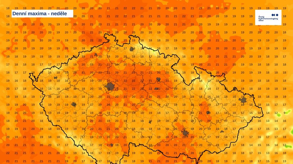Počasí v neděli 5. 4. 2026