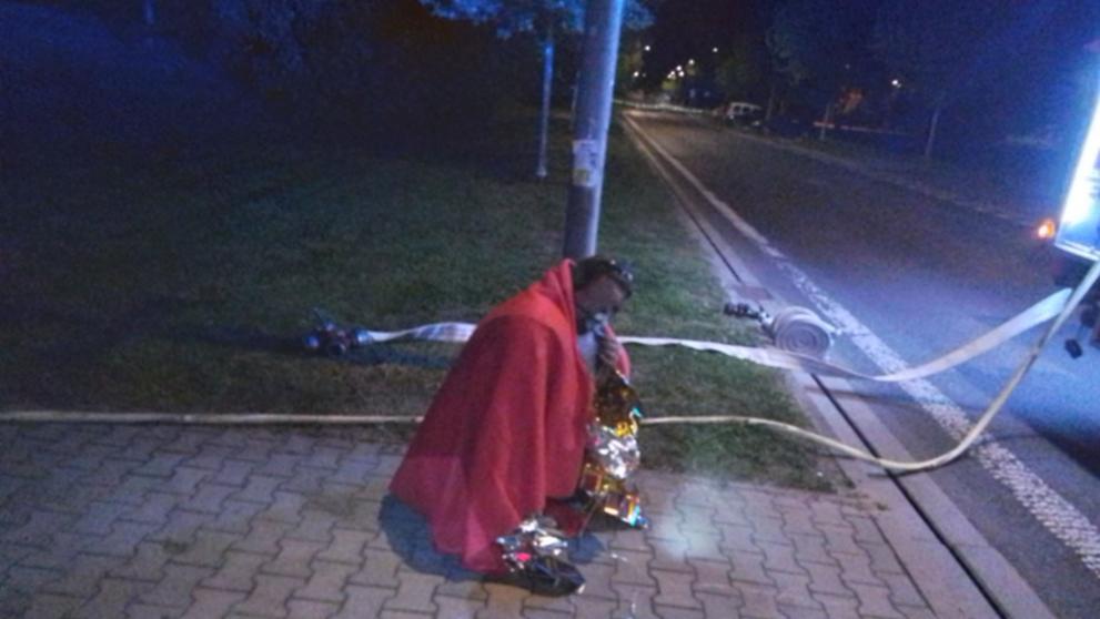 Požár bytu v Lovosicích si vyžádal devět zraněných