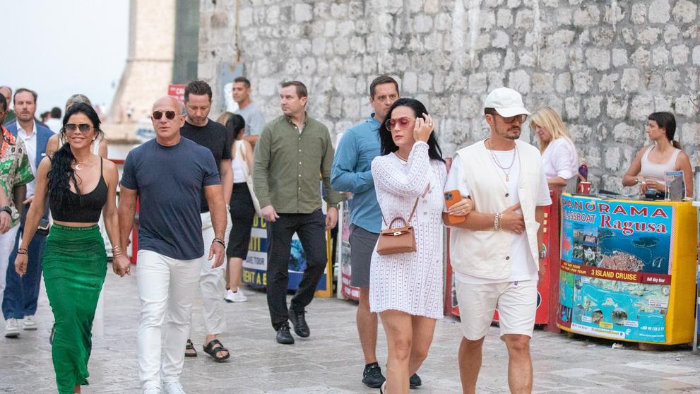 Katy Perry a Orlando Bloom v Chorvatsku