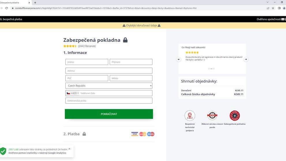 Podvodné zprávy (2)
