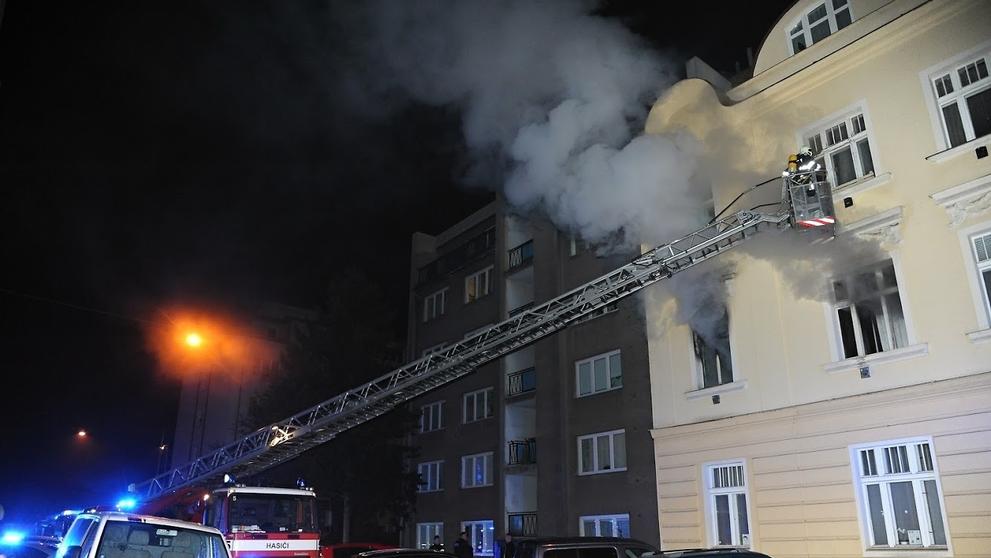 Požár v pražských Strašnicích - 6