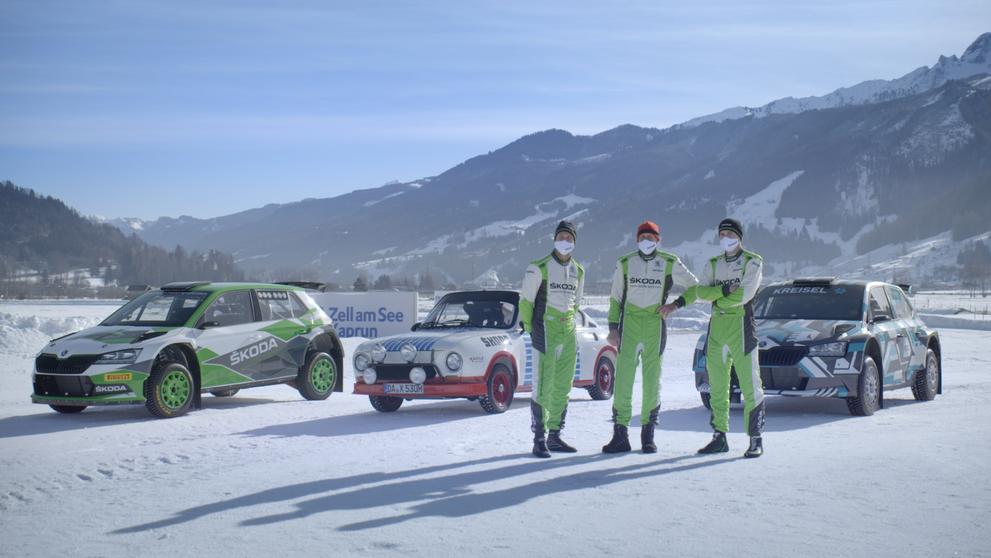 Testování speciálů Škoda v Zell am See - 14
