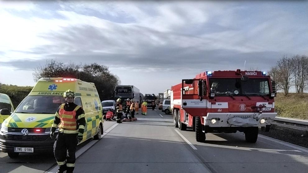 Vážná nehoda kamionu