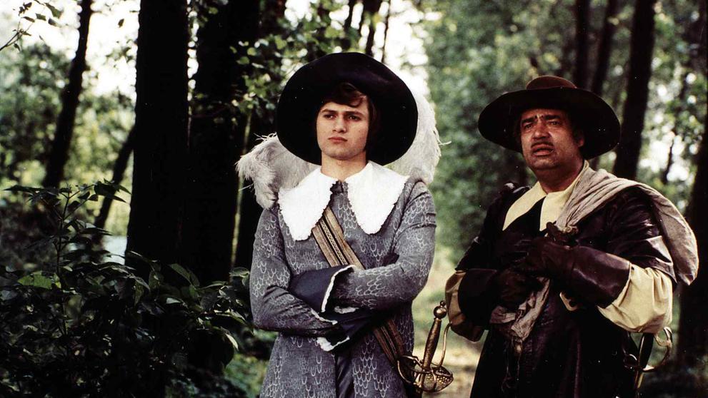 Jan Hrušínský a Vladimír Menšík v pohádce Jak se budí princezny, 1977