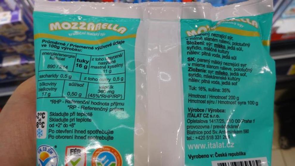 Nejakostní mozzarella (3)