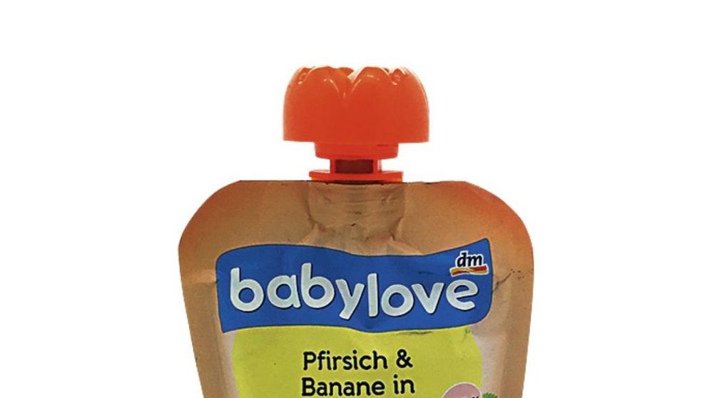 Test ovocných přesnídávek 2020 - dm Babylove Pfirsich & Bananen