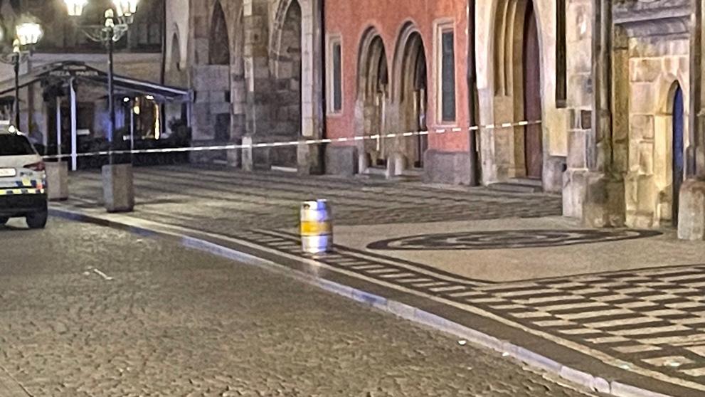 Poplach na Staroměstském náměstí