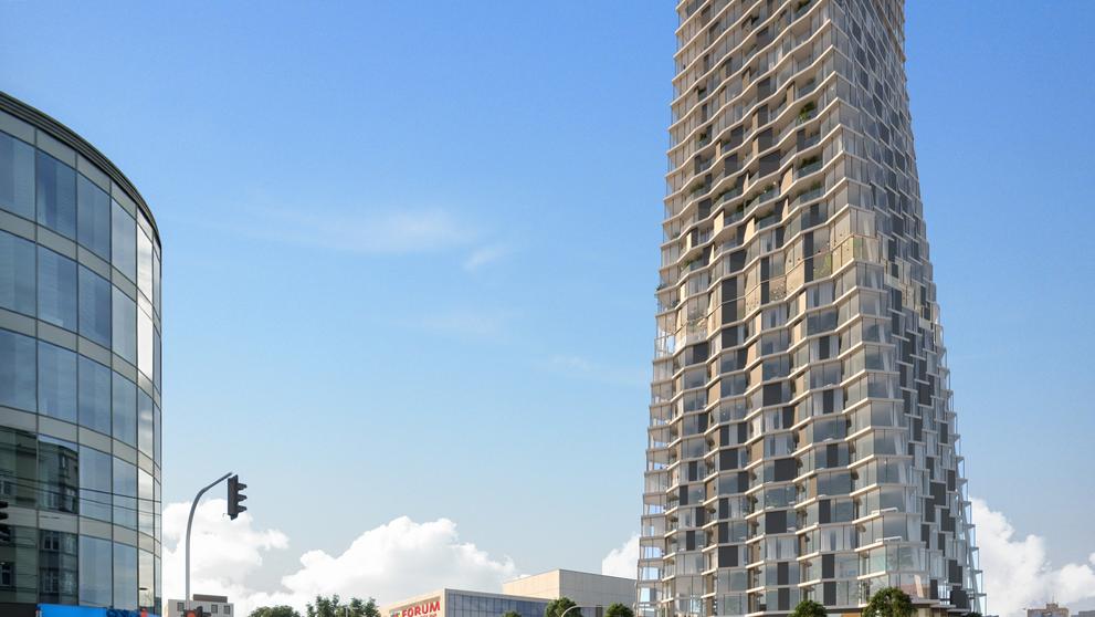 Vizualizace k projektu Ostrava Tower (1)