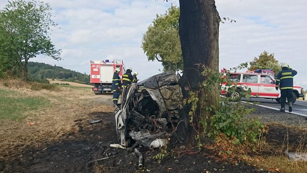 Tragická dopravní nehoda mezi obcemi Drahonice – Cehnice - 1