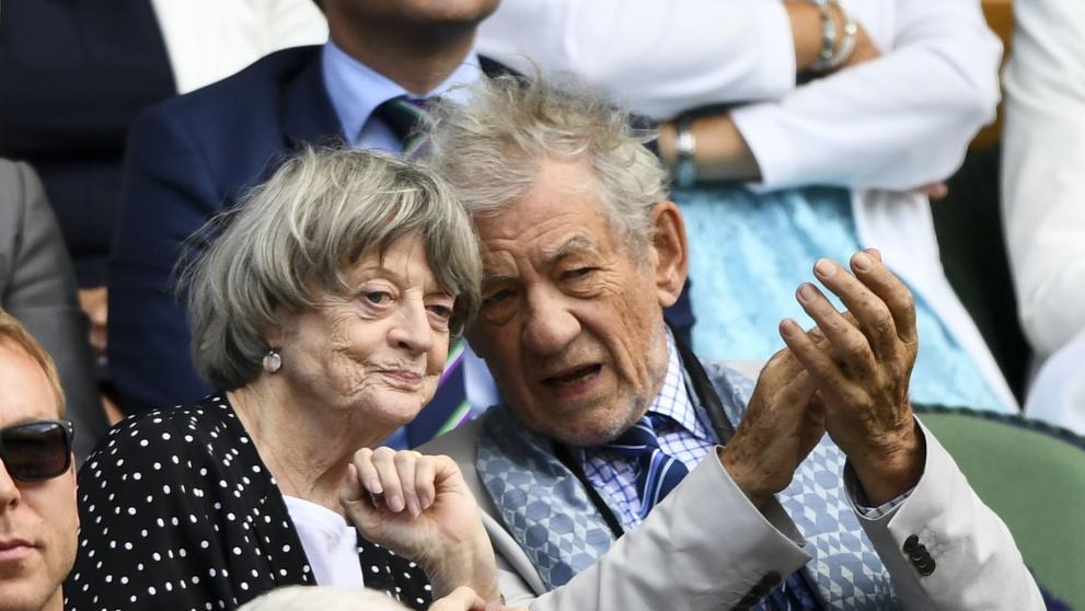 Maggie Smithová a Ian McKellen, 12. 7. 2017