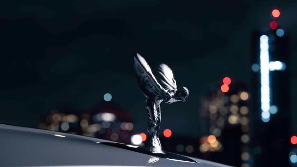 Rolls-Royce Black Badge Ghost City Lights