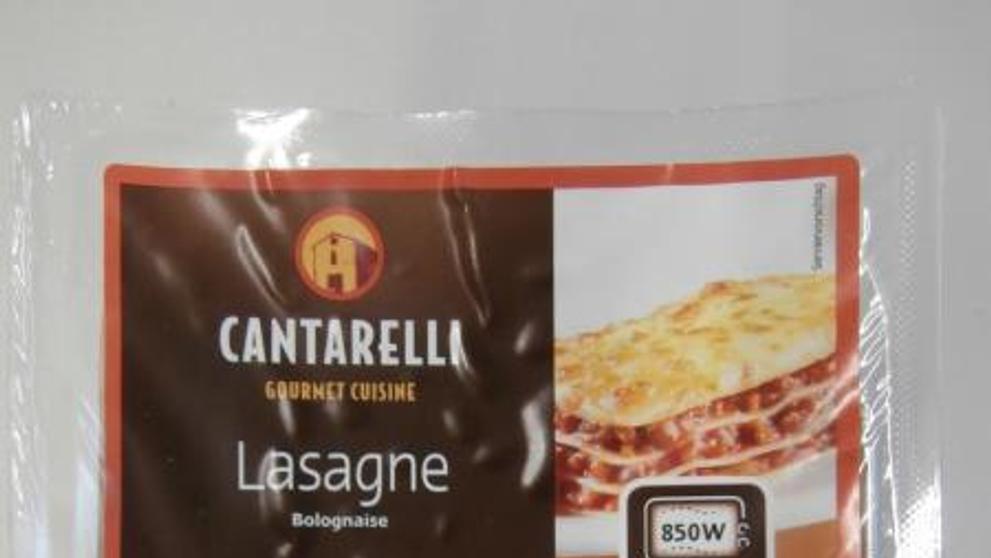 Závadné lasagne z ručně vyráběného těsta