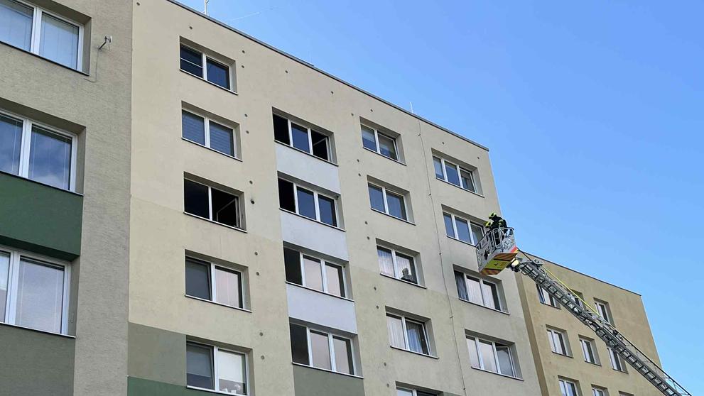 Požár v Opavě