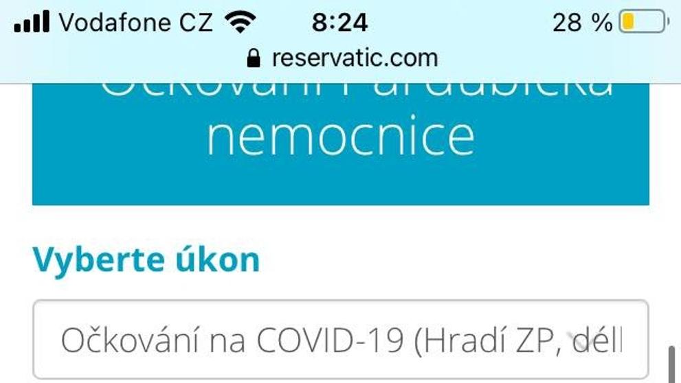Problémy v registru očkování - 2