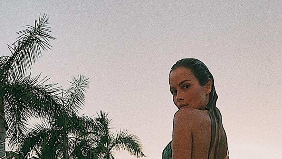 Přítelkyně fotbalisty Lavezziho má výstavní tělo