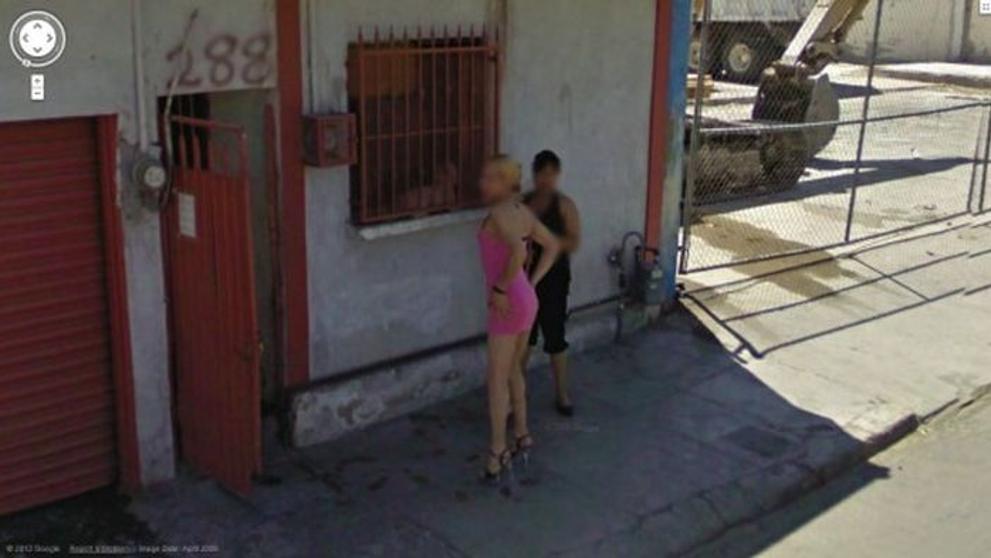 Holky z Google street view - 1