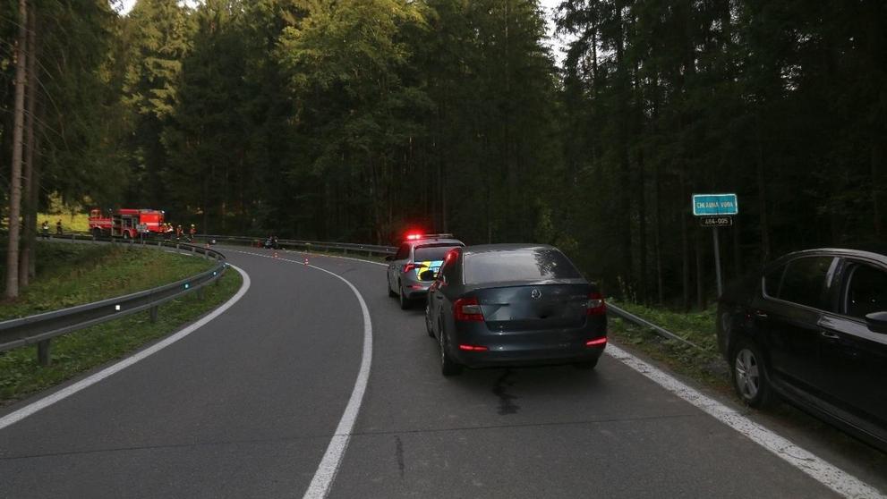 Nehoda motorkáře na Frýdecko-Místecku