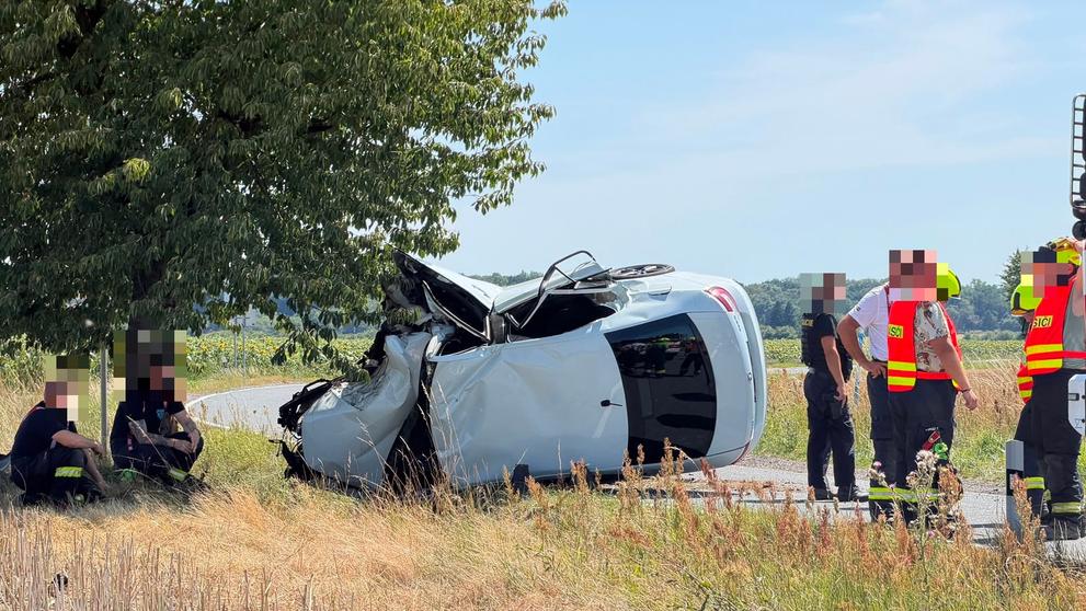 Nehoda u Roudnice na Královéhradecku