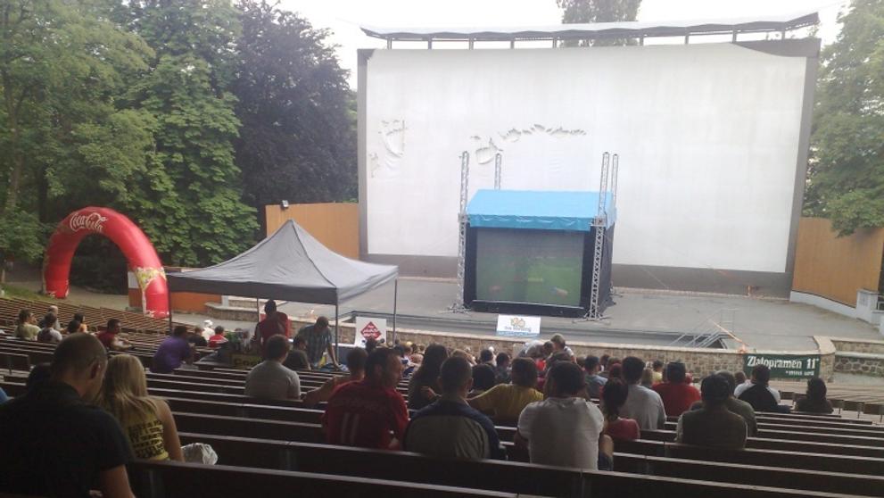 Fanoušci v Ústí nad Lavem