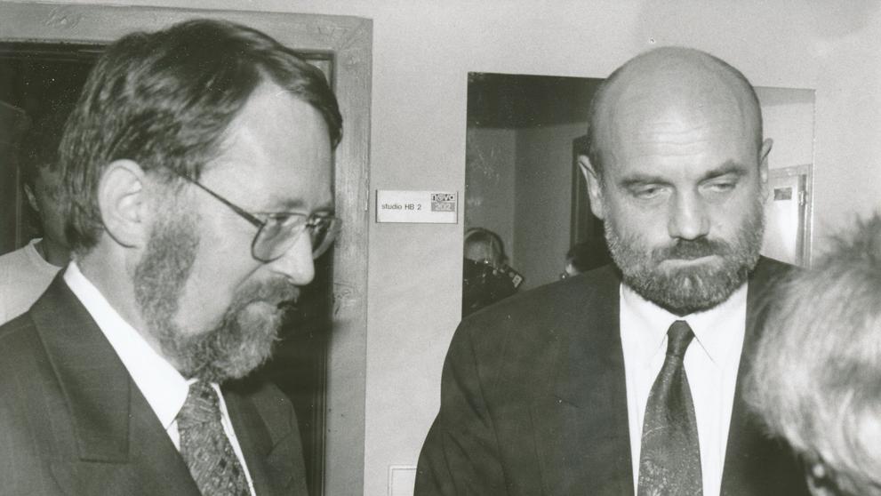 Jaroslav Bašta a Jan Ruml, 13. 10. 1996