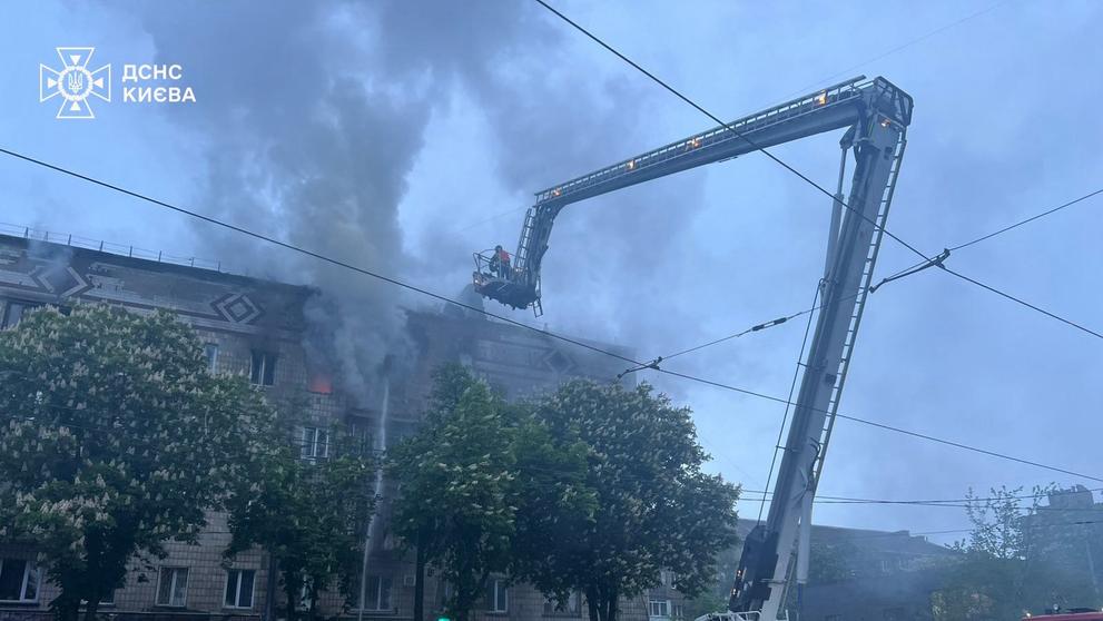 Ruský útok na Kyjev, 7. května 2025