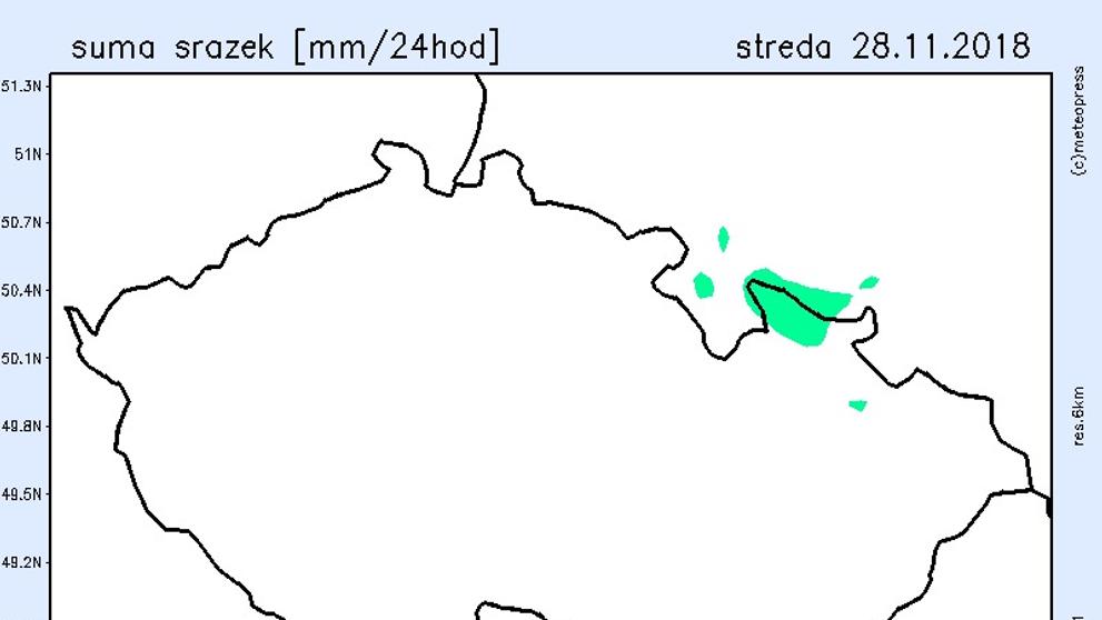 Mapy sněhu 26. - 29. 11. 2019 - 3