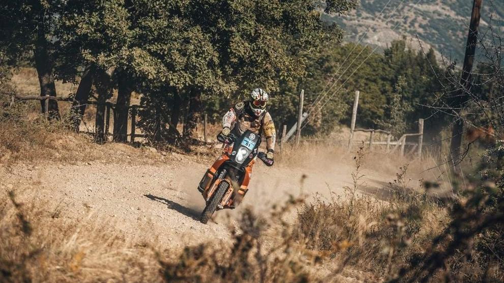Martin na trase Serres Rally