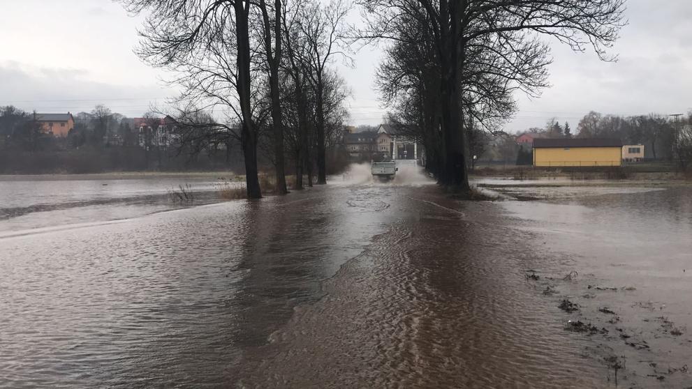 Povodňová situace v Bakově nad Jizerou - 1