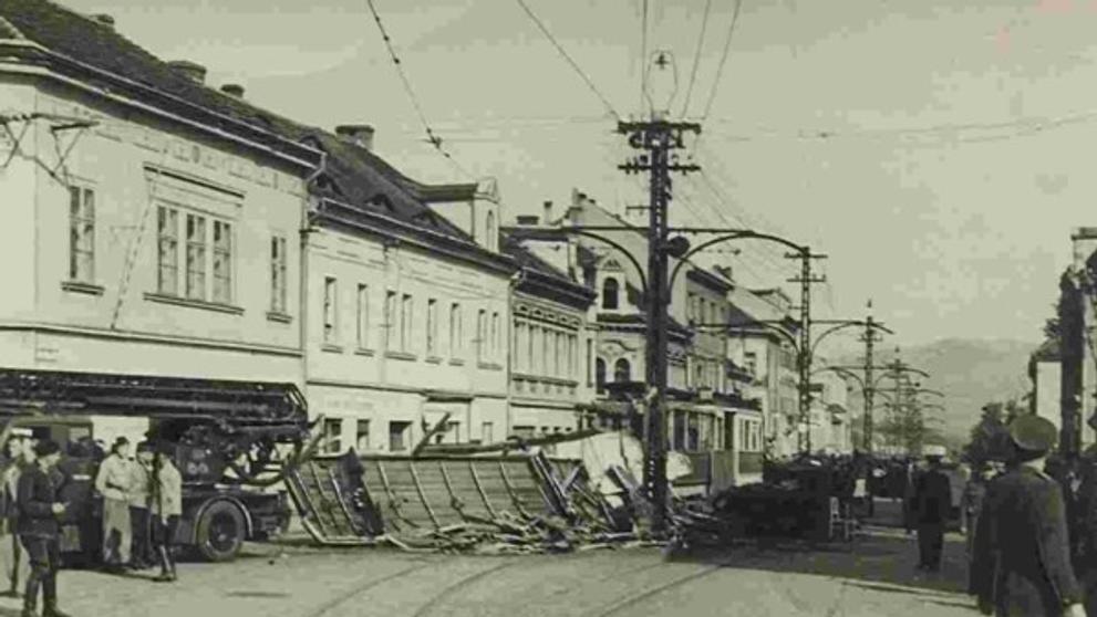Tramvajové neštěstí na Bukově (1947) - 2