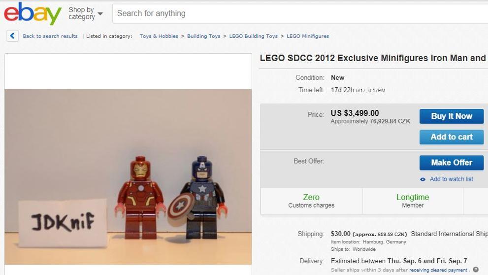 Nejdražší figurky Lego v aukcích - 2