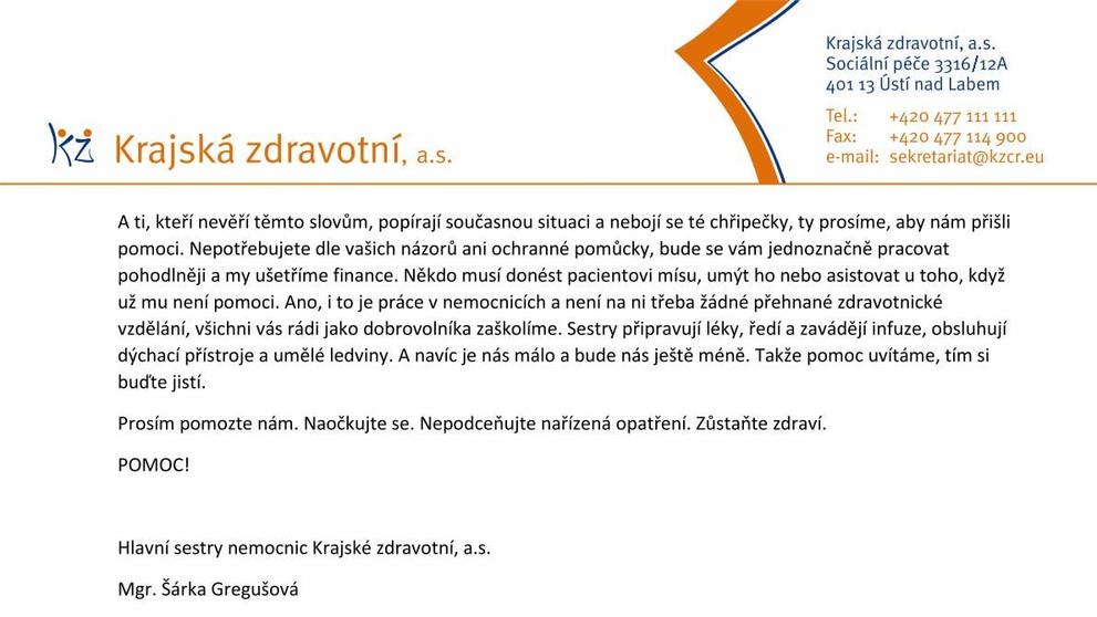 Otevřený dopis hlavních sester (2)