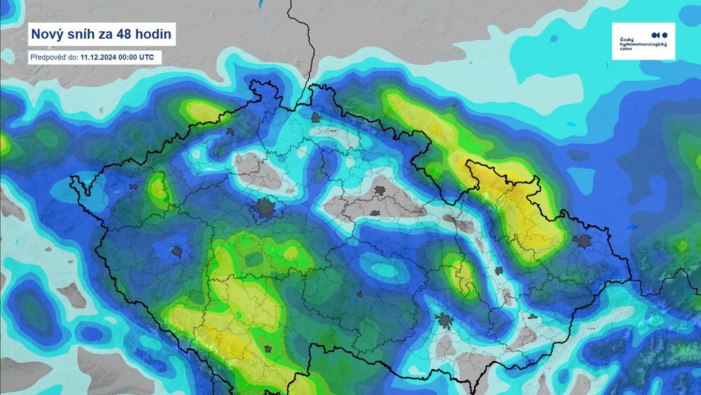 Nový sníh za 48 hodin