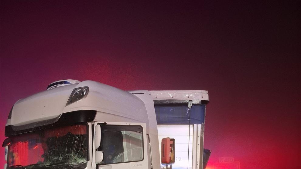 Dopravní nehoda na D35 u Křelova