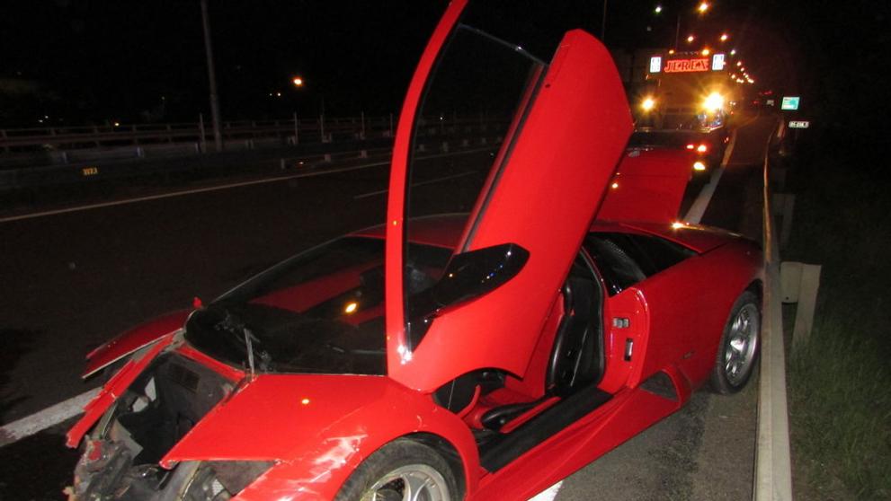 Rozbité lamborghini - 4
