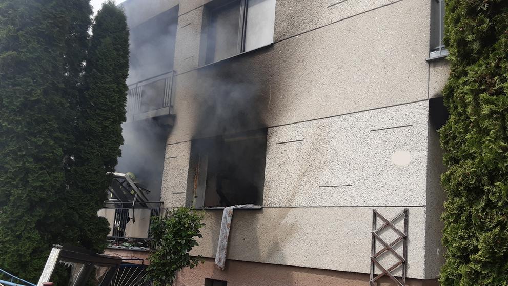 Požár rodinného domu v Lipníku nad Bečvou (3)