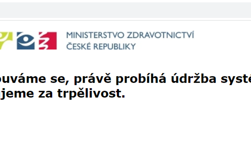 Výpadek webu