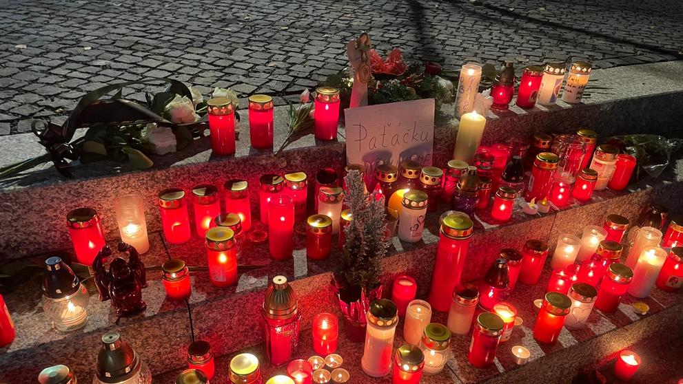 Pietní místo pro Patrika Hezuckého před Evropou 2