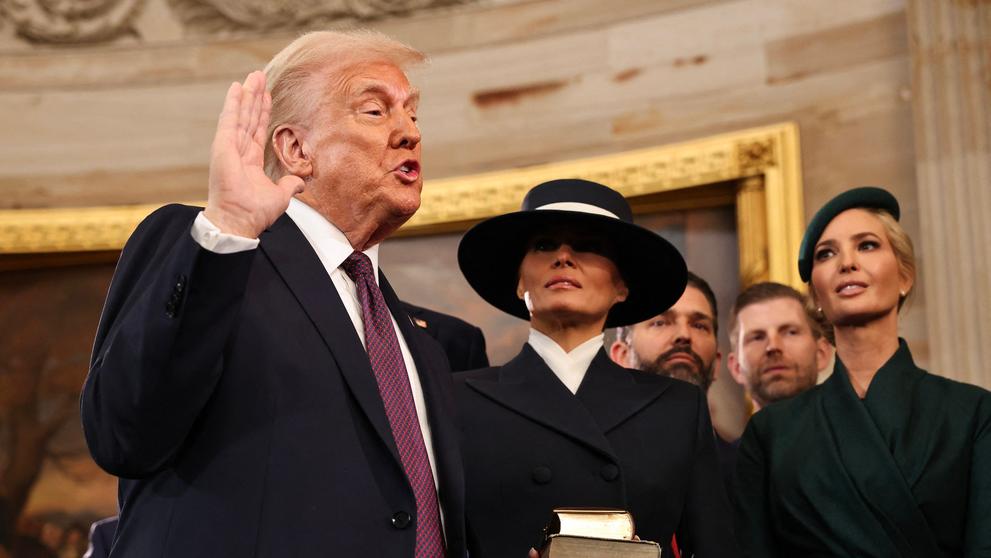 Melania Trumpová na inauguraci
