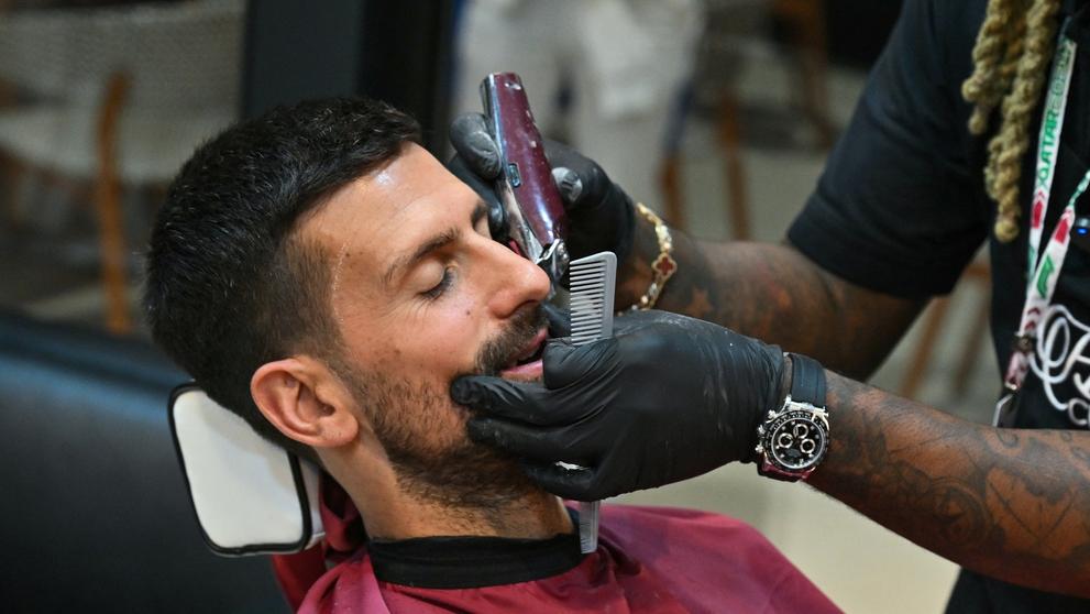 Novak Djokovič na F1 v Kataru