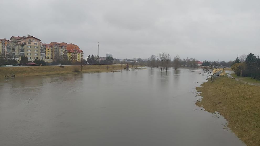 Řeka Morava v Olomouci