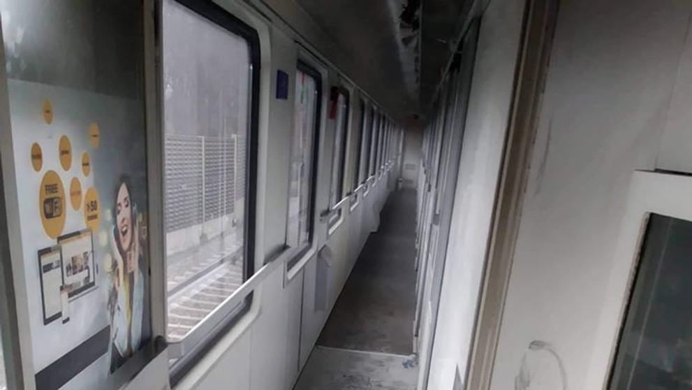 Požár ve vlaku RegioJet - 2