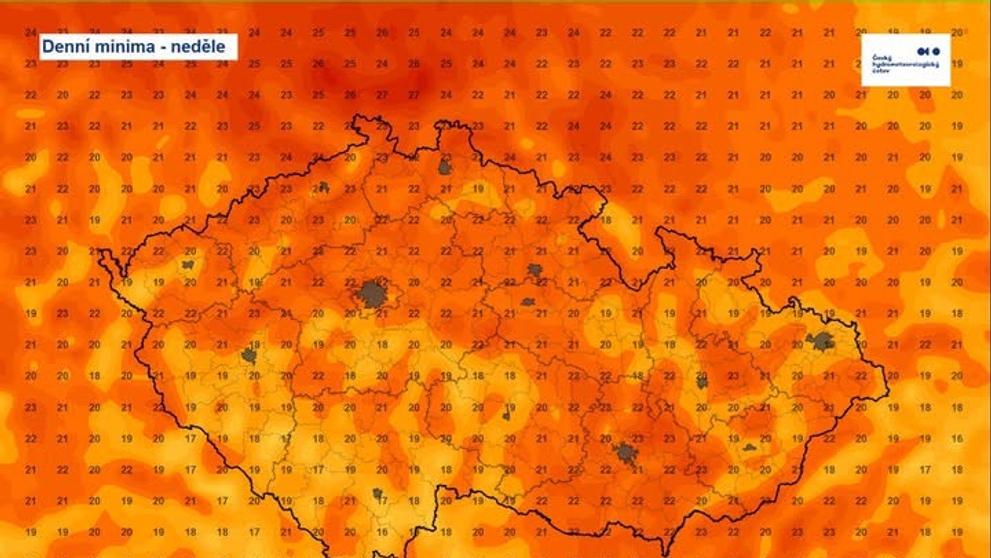 Vlna veder (27. - 28. 6. 2026)