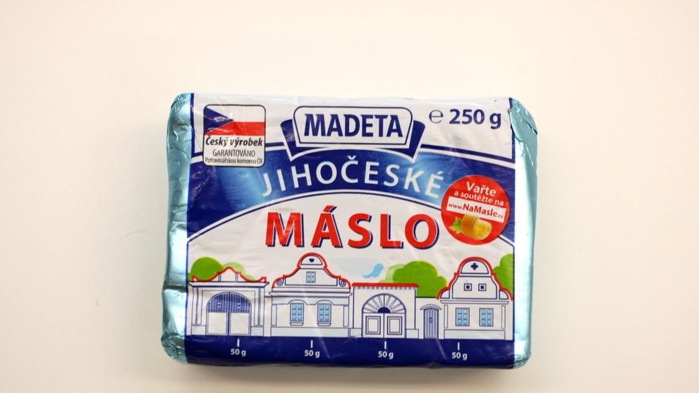 Másla - Jihočeské máslo Madeta