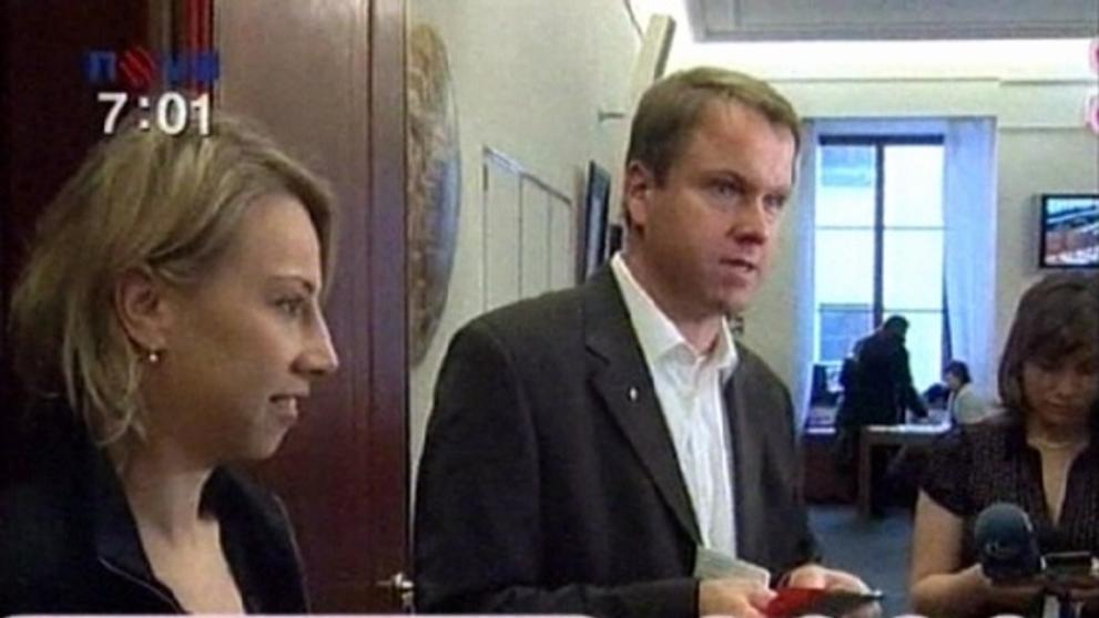 Martin Bursík a Kateřina Jacques ze Strany zelených