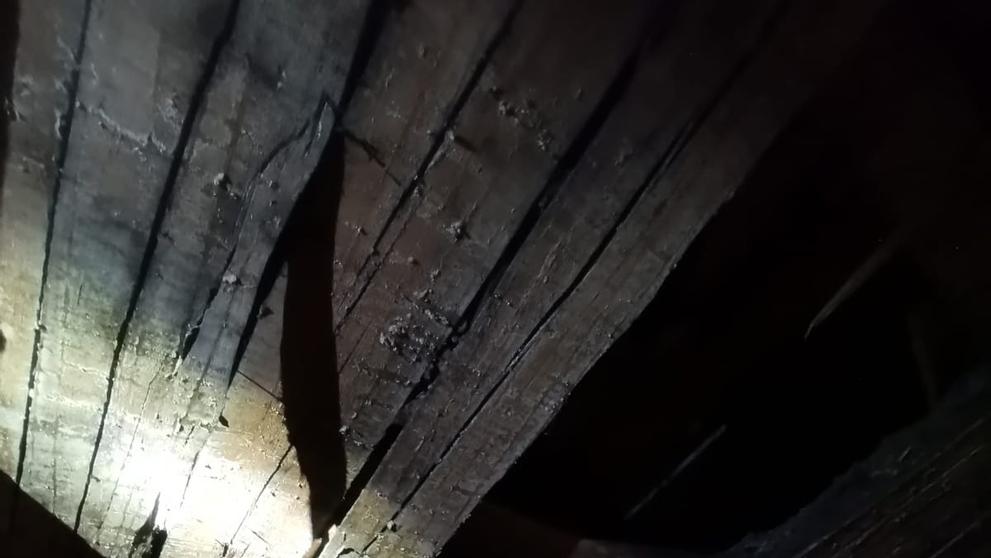 Rána nahoře v domě naštěstí nebyla výbuchem plynu
