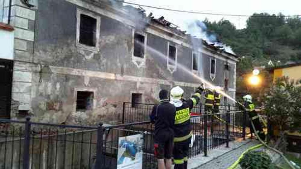 Požár domu ve Vranově nad Dyjí - 3