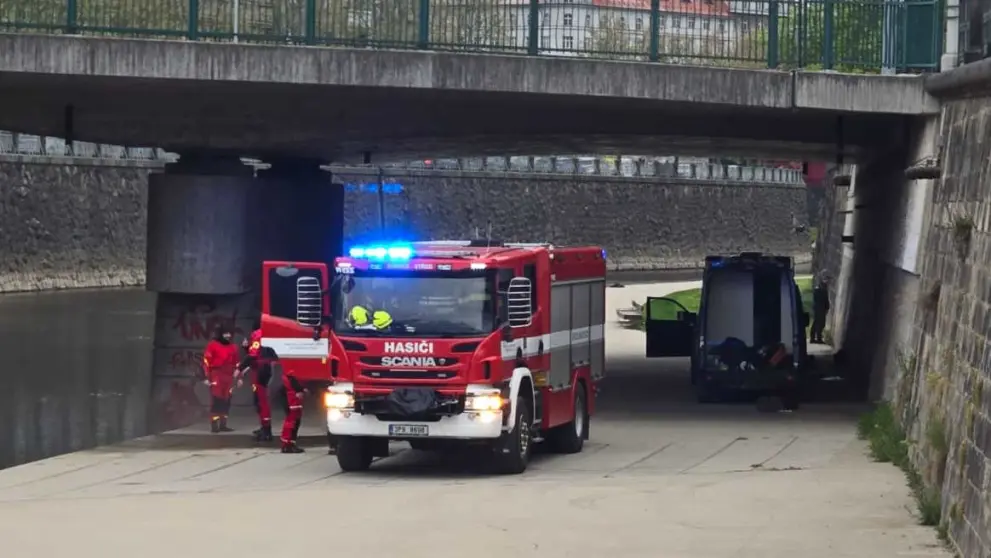 V řece Radbuze byla nalezena lidská hlava