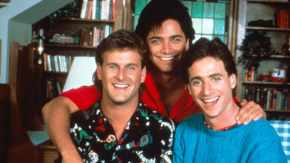 Dave Coulier, John Stamos a Bob Saget v seriálu Plný dům, 1994
